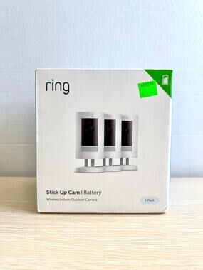 NEW Ring Stick Up Outdoor Indoor Security Camera Pack of 3